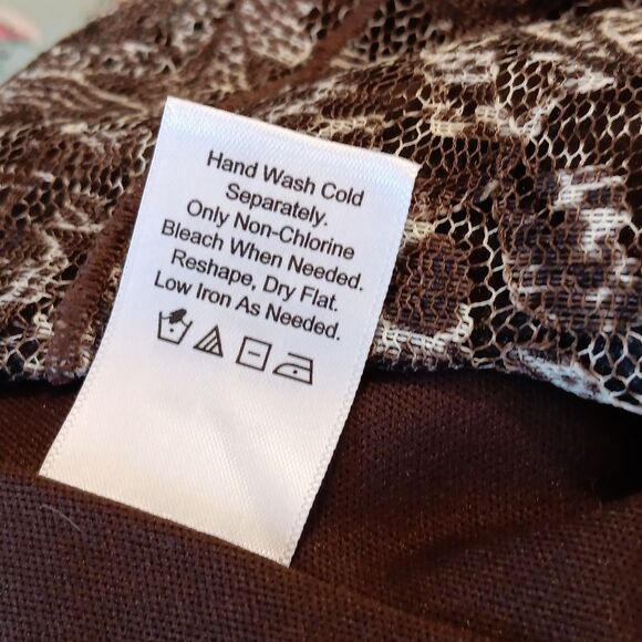 Coldwater Creek Chocolate Brown Floral Dress - Picture 9 of 11